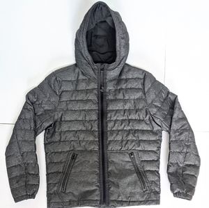 Lucky Brand Charcoal Grey Synthetic Down Puffer Heavyweight Jacket